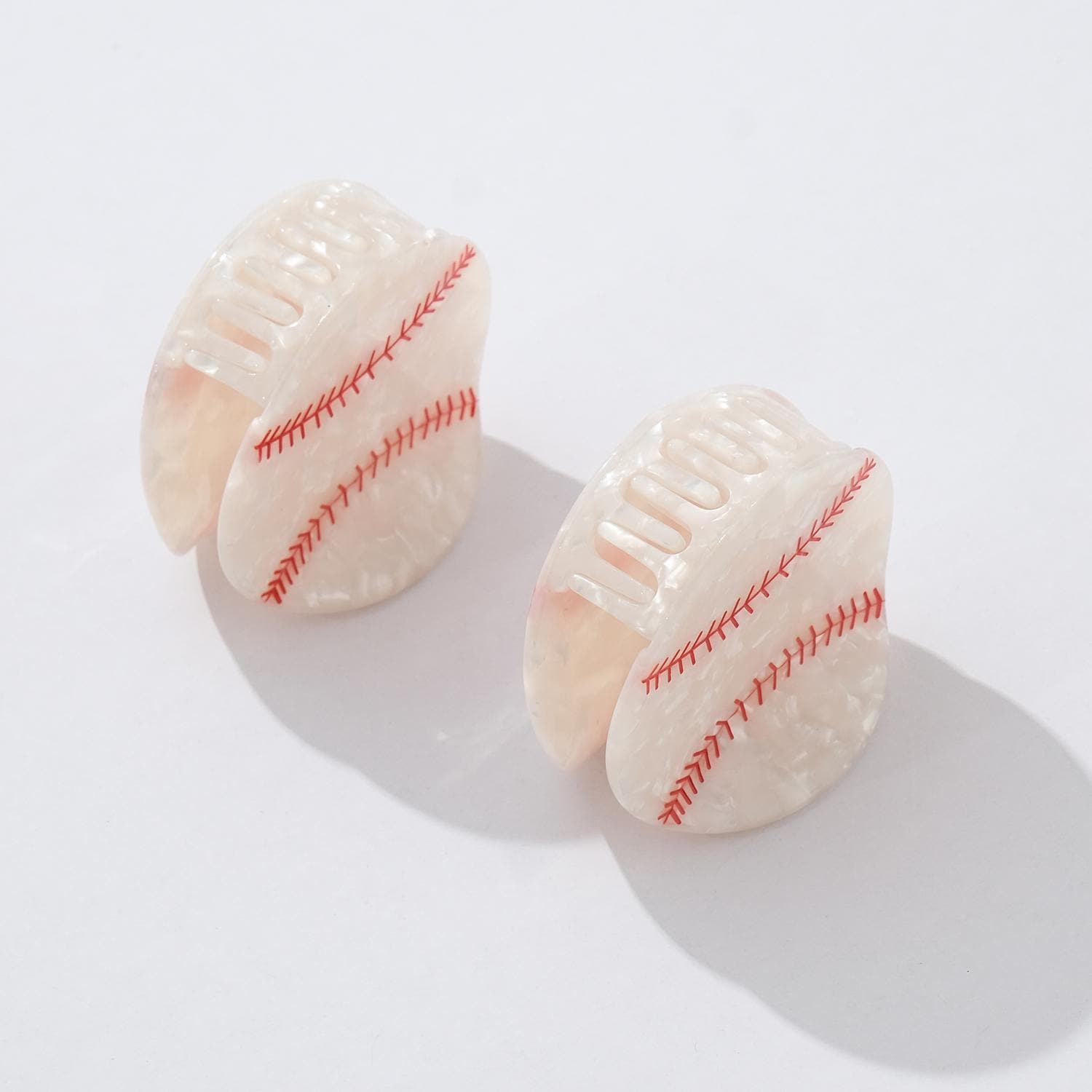 Classic Baseball Claw Clip - Medium