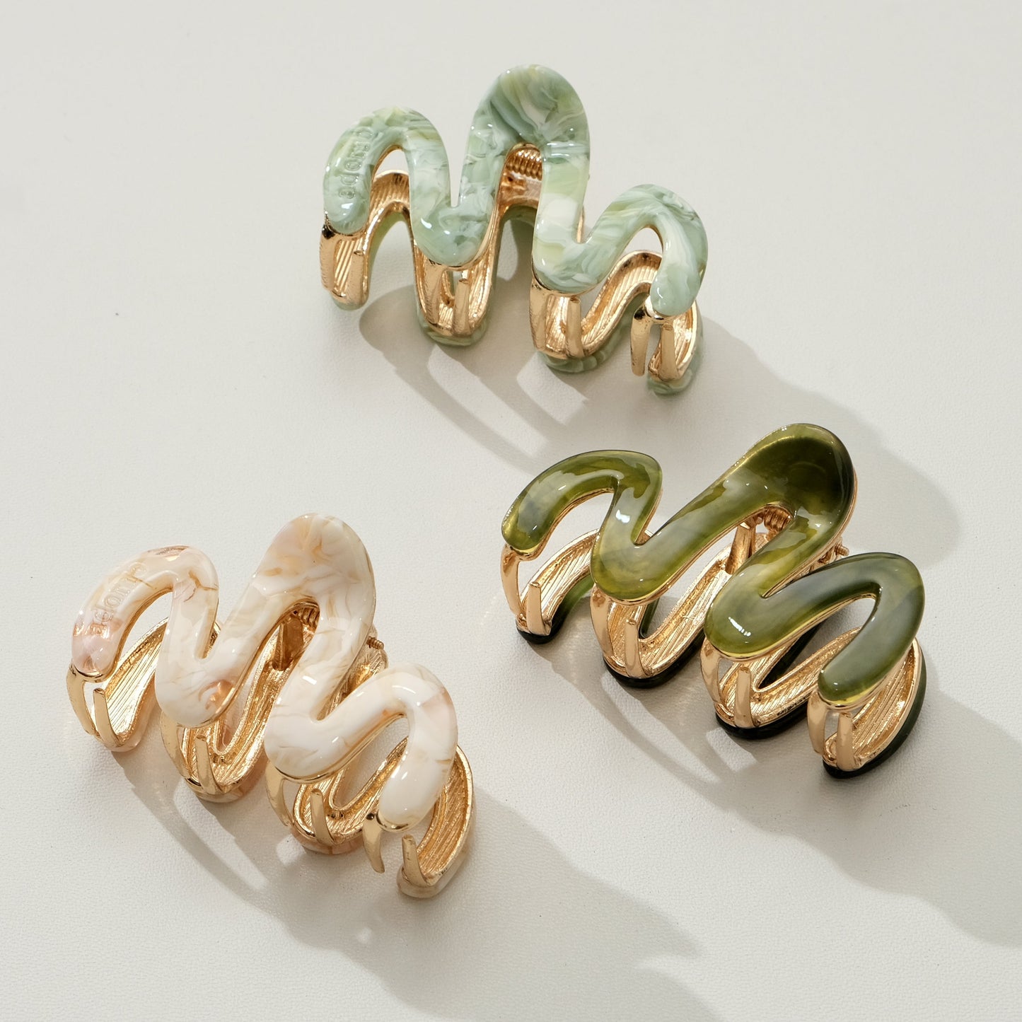 Willow Mini Garden Squiggle Metal Claw Clip - Mini