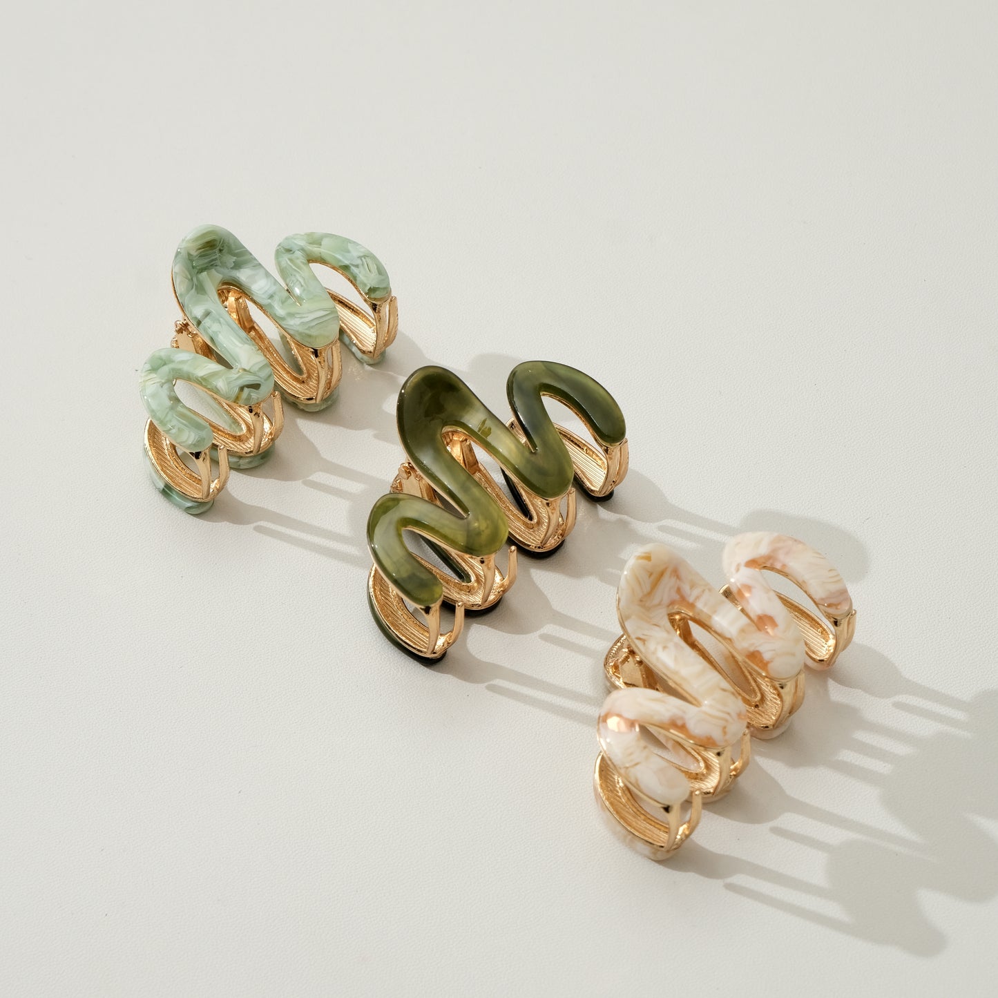 Willow Mini Garden Squiggle Metal Claw Clip - Mini