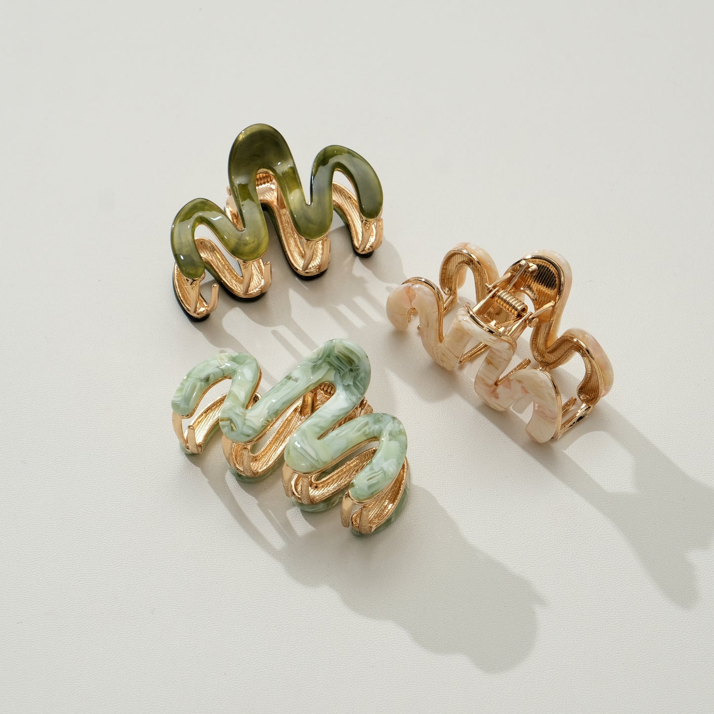 Willow Mini Garden Squiggle Metal Claw Clip - Mini