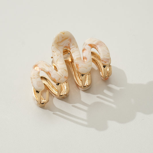 Willow Mini Garden Squiggle Metal Claw Clip - Mini