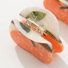 Mandarin Orange Claw Clip - Small
